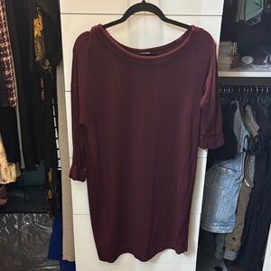 Splendid Burgundy Mini Dress